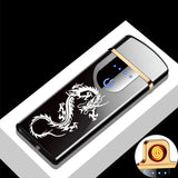 Rechargeable USB Plasma Lighter with Windproof Double Arch Flame – Stylish Metal Design for Indoor and Outdoor Use