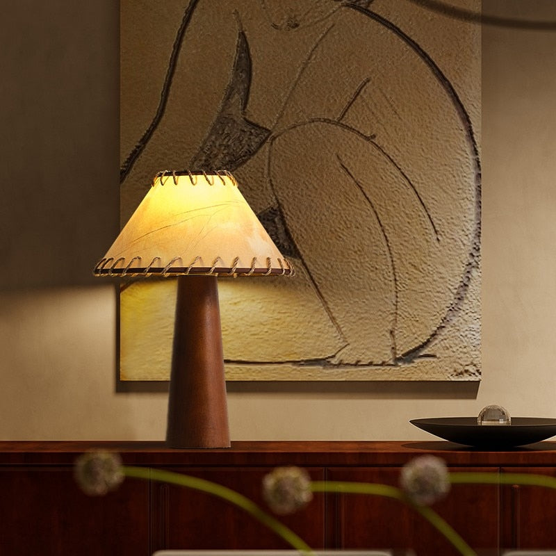 TranquilBeam – Wabi-Sabi Table Lamp for Calm Spaces