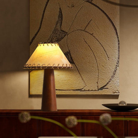 TranquilBeam – Wabi-Sabi Table Lamp for Calm Spaces