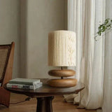 WalnutAura - Soft Glow Walnut Lamp