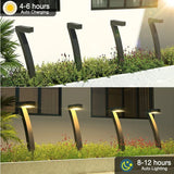 Solar LED Garden Lights - Waterproof Outdoor Pathway Spotlights for Yard & Driveway