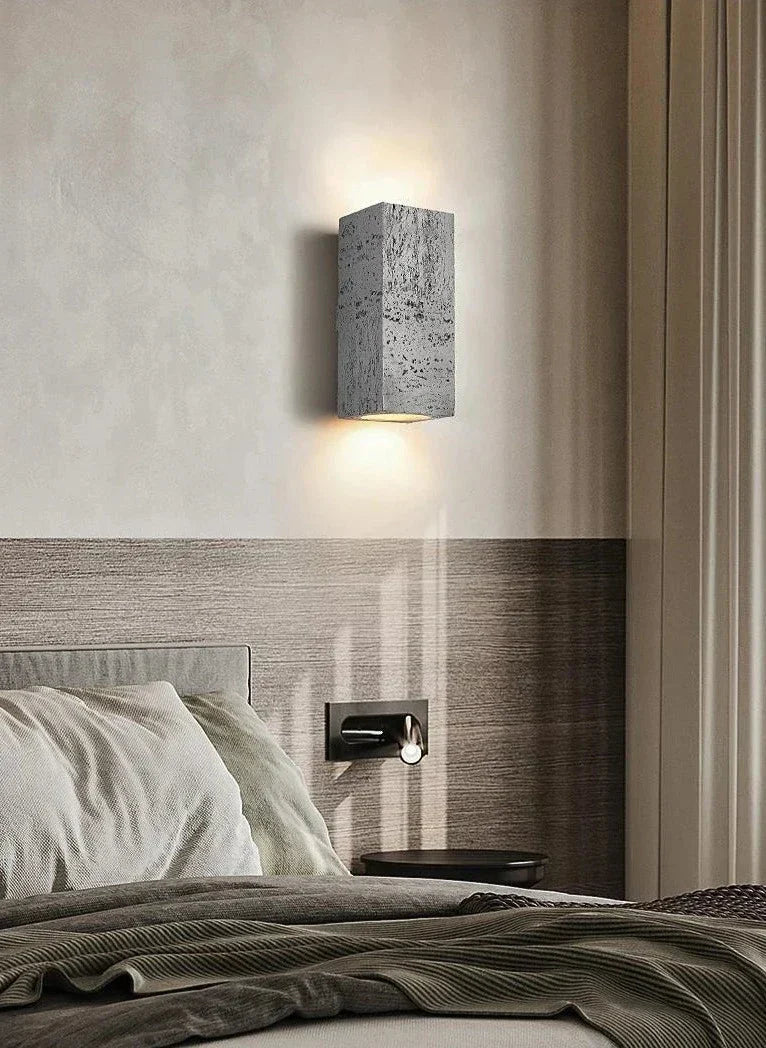 ZenStone – Wabi-Sabi Cement Wall Lamp