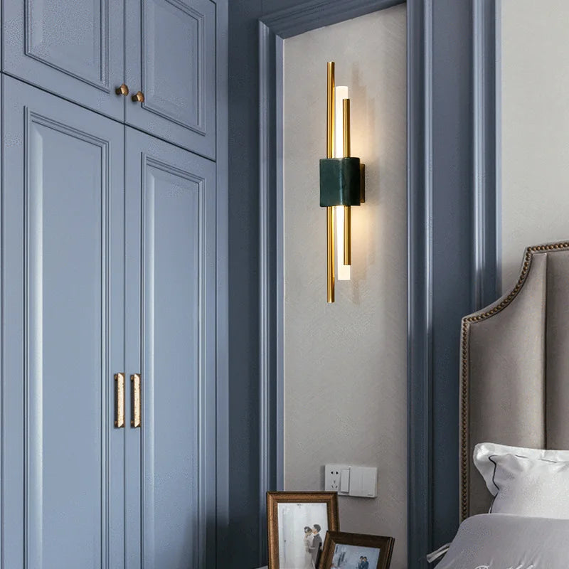 StoneGlow – Modern Marble Wall Lamp with LED Technology