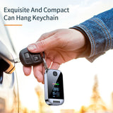 Compact Digital Alcohol Breathalyzer Key Ring with LCD Screen – USB Rechargeable Alcohol Tester for Accurate Measurements