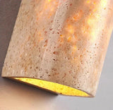 TravertineLuxe – Travertine Wall Lamp for Elegant Interiors