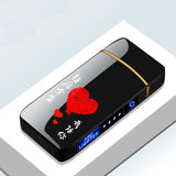 Rechargeable USB Plasma Lighter with Windproof Double Arch Flame – Stylish Metal Design for Indoor and Outdoor Use