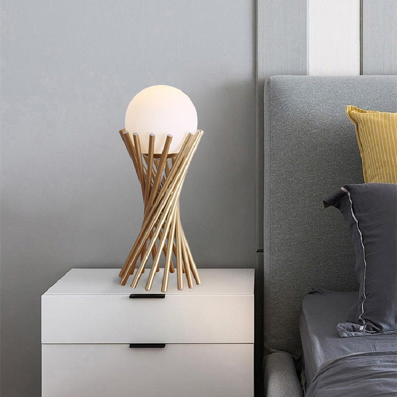 SphereBeam – Contemporary Table Lamp for Chic Ambiance