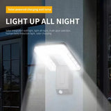 Solar Wall Lights Outdoor - Motion Sensor LED Light, Waterproof & Adjustable 120°