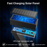 Solar LED Garden Lights - Waterproof Outdoor Pathway Spotlights for Yard & Driveway