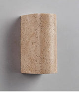 TravertineLuxe – Travertine Wall Lamp for Elegant Interiors