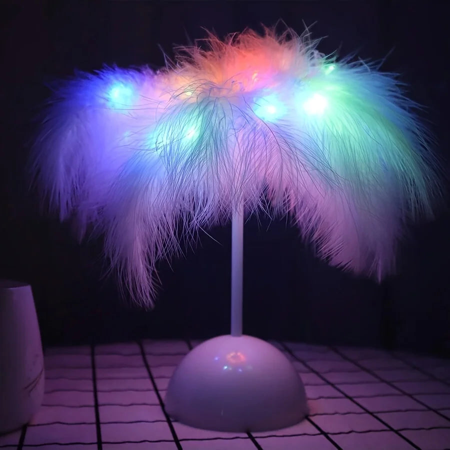 VelvetWings – Artistic Feather Lamp