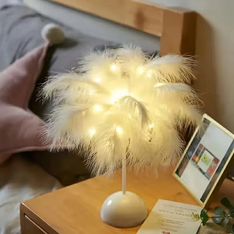 VelvetWings – Artistic Feather Lamp