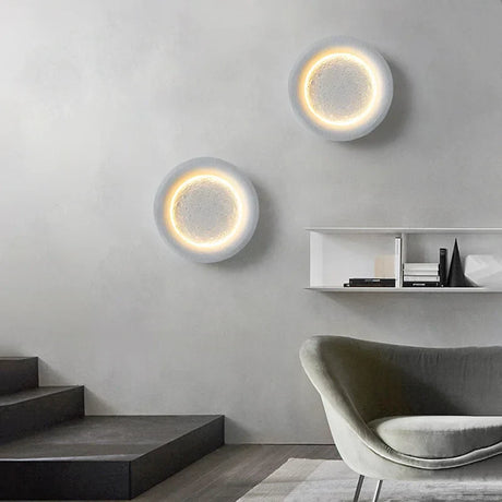 ZenMoon - Wabi Sabi Lunar Wall Lamp