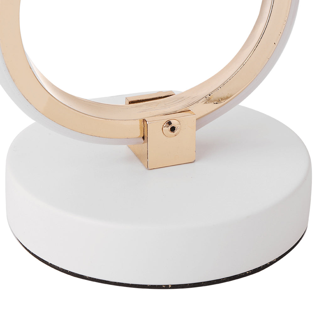 SpiralGlow – Sleek LED Table Lamp with Cozy Warm Light