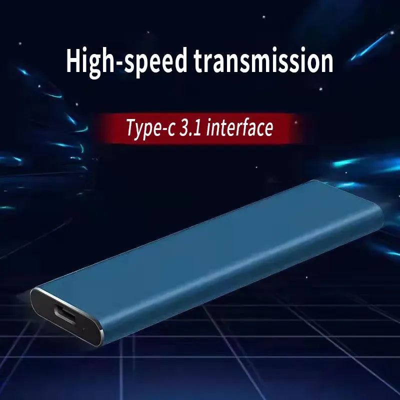 Ultra Thin 4 TB External Hard Drive – Portable USB-C Storage Solution for Fast File Transfer and Durability