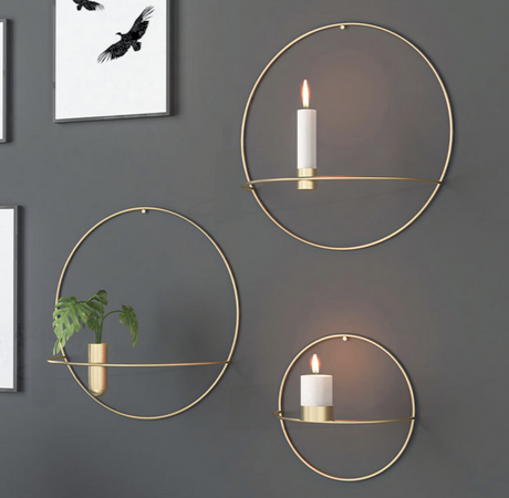 WallAura - Ryder Candleholder and Vase Combo
