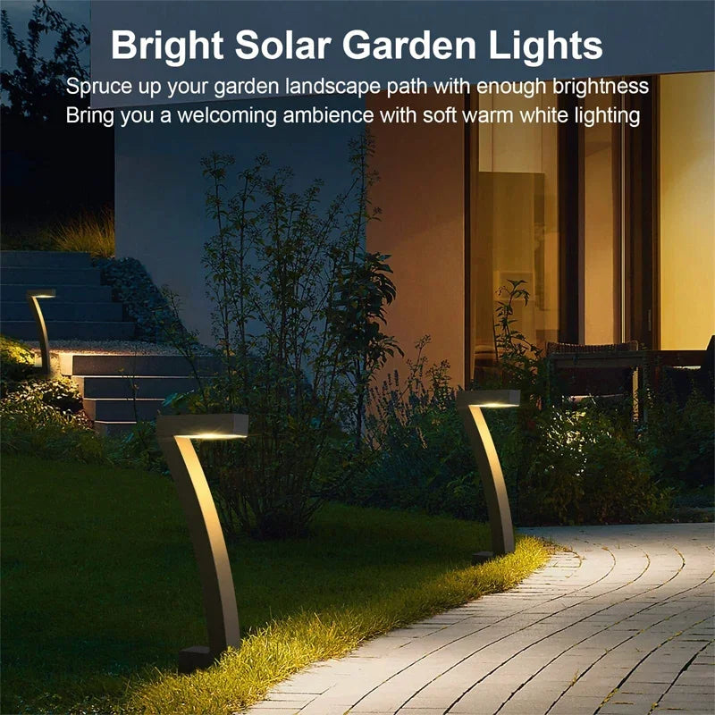 Solar LED Garden Lights - Waterproof Outdoor Pathway Spotlights for Yard & Driveway