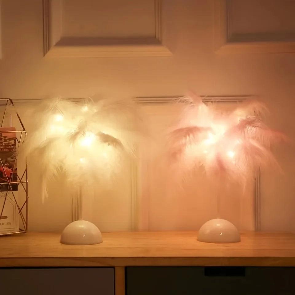 VelvetWings – Artistic Feather Lamp