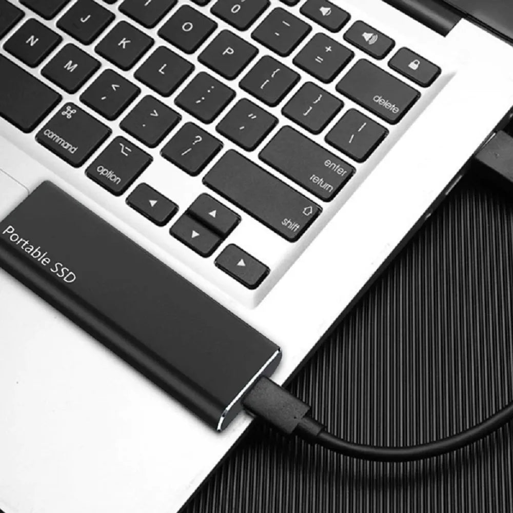 Ultra Thin 4 TB External Hard Drive – Portable USB-C Storage Solution for Fast File Transfer and Durability