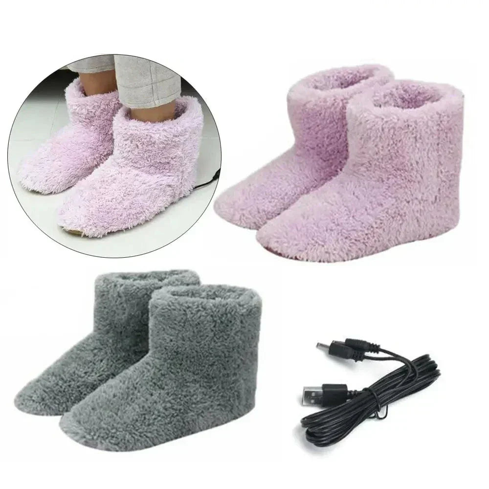 WarmHaven - Soft Heated Slippers for Your Feet