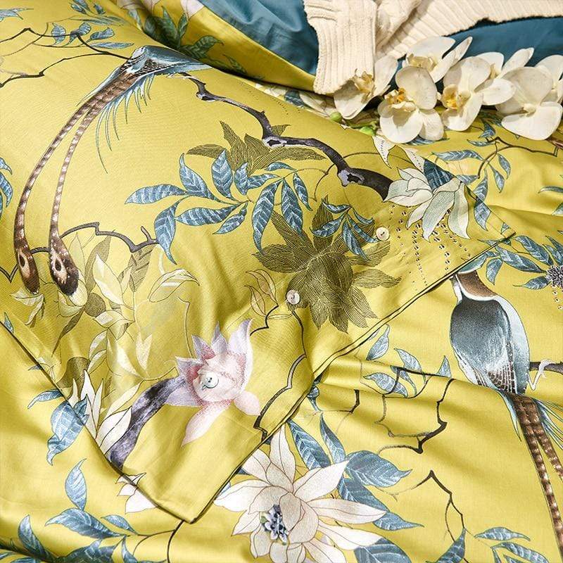 TranquilGold – Soft Egyptian Cotton Pillowcase Set for Relaxing Sleep