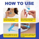 Skin Tag Removal Kit - 2-in-1 Silicone Band Ligation System for Safe Home Use