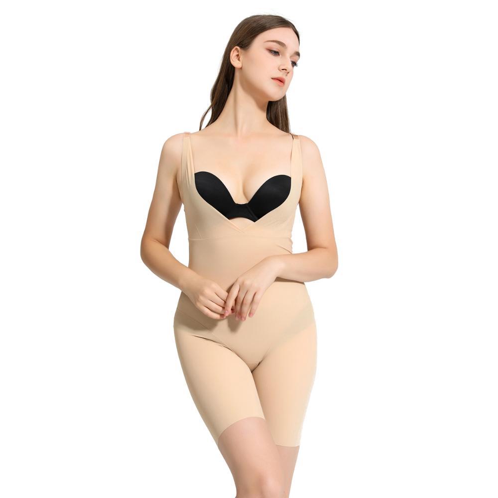 Ultra-Stretch Women's Seamless Slimming Shapewear Bodysuit for a Flattering Silhouette