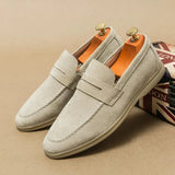 Sophisticated Men's Leather Loafers Comfortable Slip-On Moccasins