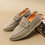 Sophisticated Men's Leather Loafers Comfortable Slip-On Moccasins