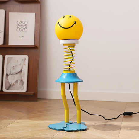 SpiralLume - Stylish Table Lamp with Twisting Design and Warm Glow