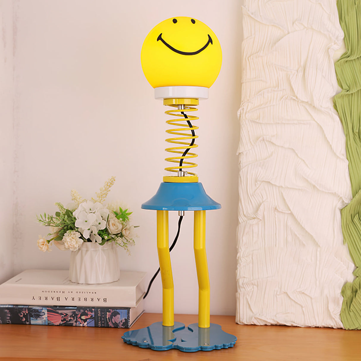 SpiralLume - Stylish Table Lamp with Twisting Design and Warm Glow
