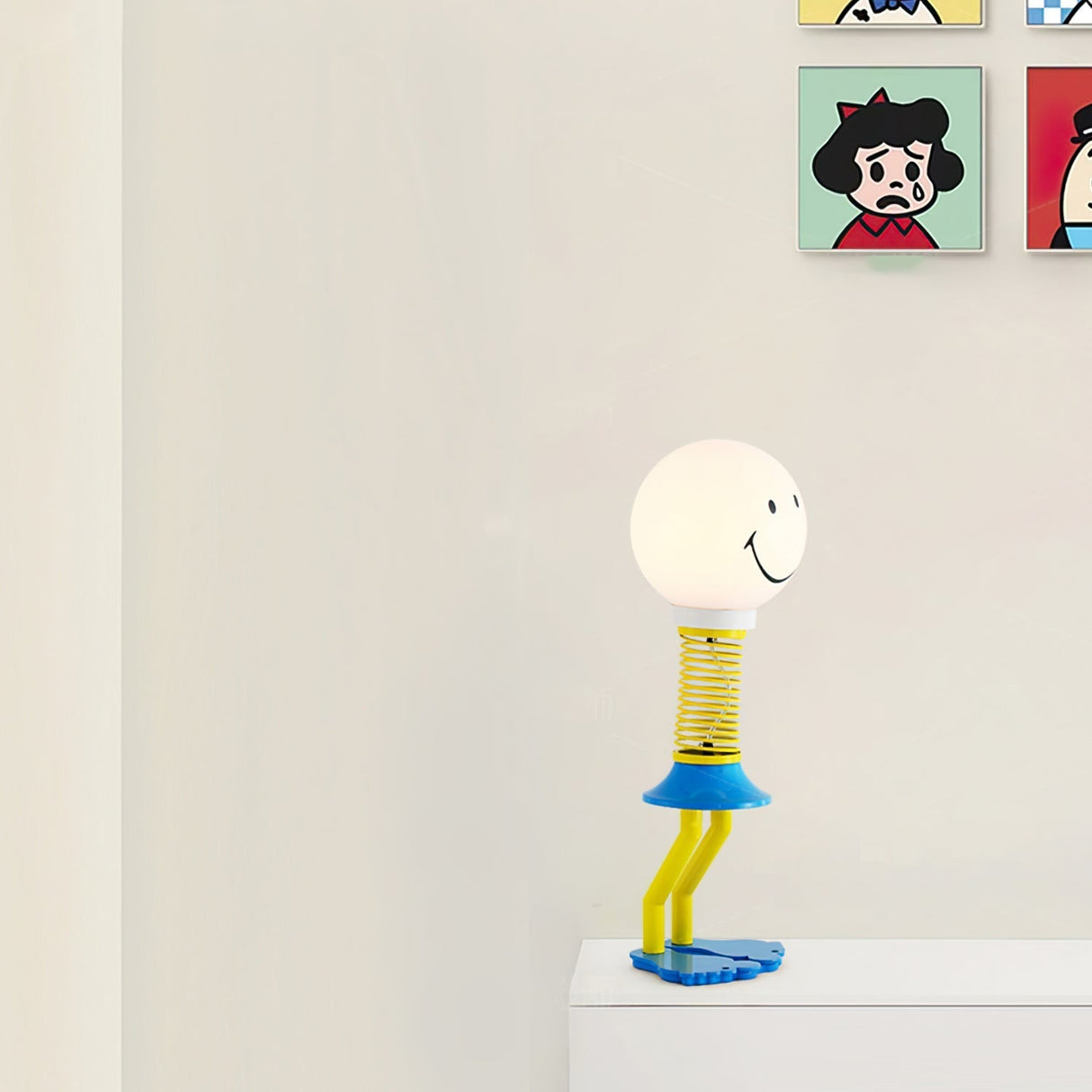 SpiralLume - Stylish Table Lamp with Twisting Design and Warm Glow