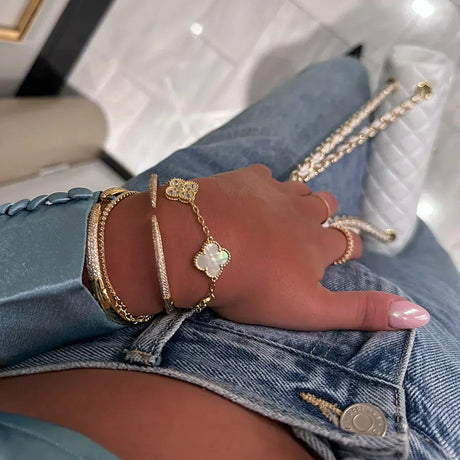 Stella four-leaf clover bracelet 3-IN-1 Set