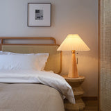 AntiqueRadiance – Elegant Wood and Metal Table Lamp