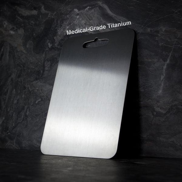 Titanium Cutting Board – Antibacterial, Non-Toxic, BPA-Free Kitchen Essential, Knife-Friendly Design for Safe Food Preparation