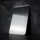 Titanium Cutting Board – Antibacterial, Non-Toxic, BPA-Free Kitchen Essential, Knife-Friendly Design for Safe Food Preparation