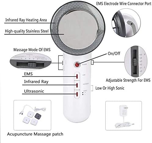 3-in-1 Ultrasonic EMS Slimming Massager for Fat Reduction & Body Sculpting