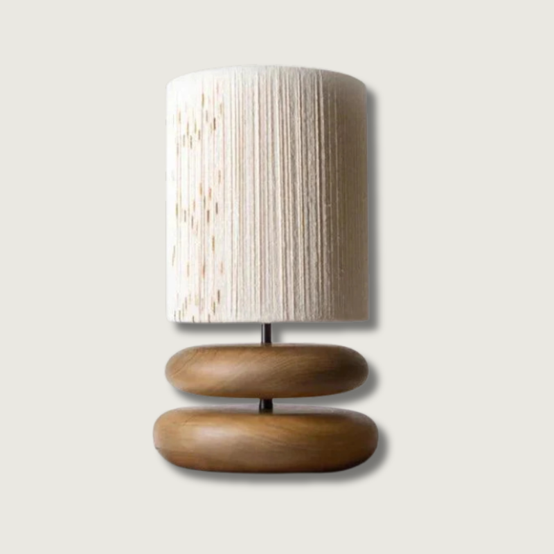 WalnutAura - Soft Glow Walnut Lamp