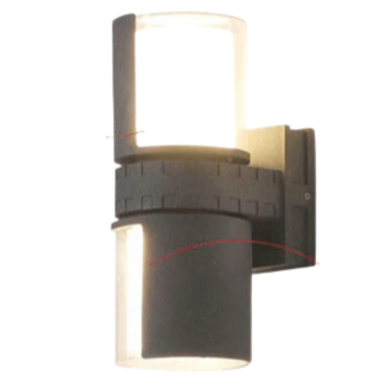 Adjustable Waterproof Outdoor Wall Lamp – Stylish Black Wall Sconce Lighting for Garden and Terrace