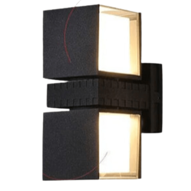 Adjustable Waterproof Outdoor Wall Lamp – Stylish Black Wall Sconce Lighting for Garden and Terrace