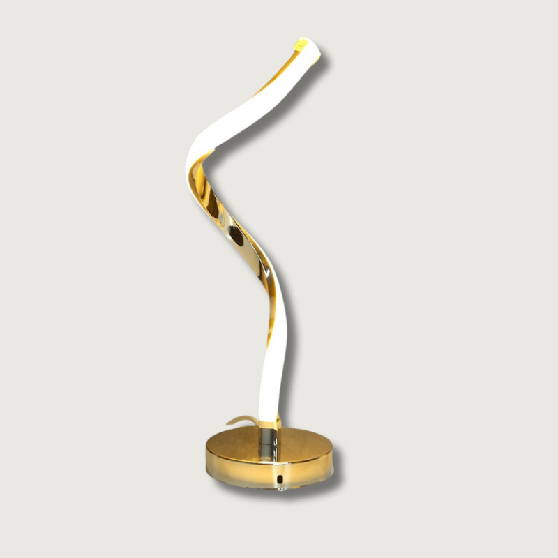 SpiralGlow – LED Desk Lamp with Spiral Design for Bedroom