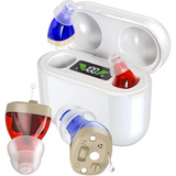 Invisible Rechargeable Hearing Aids with Noise Reduction – Comfortable and Discreet Design for Light to Moderate Hearing Loss