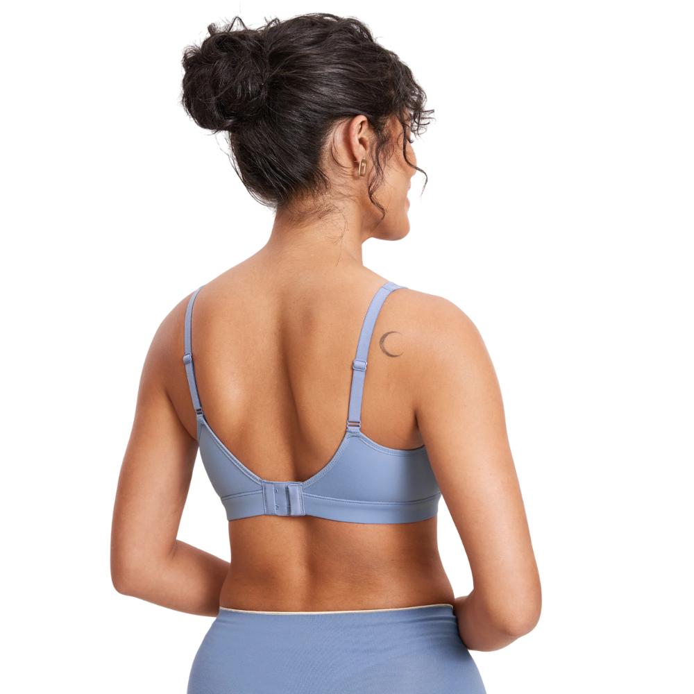 Velcro All-in-One Wireless Nursing Bra for Pumping & Breastfeeding Support
