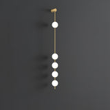 StreamGold – Modern Vertical Wall Lamp with Gold Accents