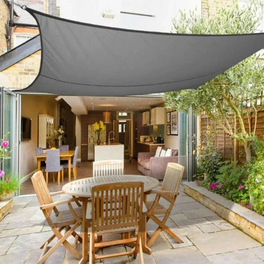 Weather-Resistant Polyester Shade for Balcony and Terrace Protection – Decorative Outdoor Canopy, Multiple Sizes Available