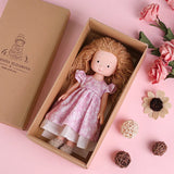 Sophie | Waldorf Vinyl Dress-Up Doll – Handmade Plush Toy with Scarf & Outfits | Cute & Fun | For Girls’ Birthday & Imaginative Play