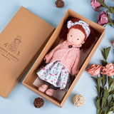 Sophie | Waldorf Vinyl Dress-Up Doll – Handmade Plush Toy with Scarf & Outfits | Cute & Fun | For Girls’ Birthday & Imaginative Play
