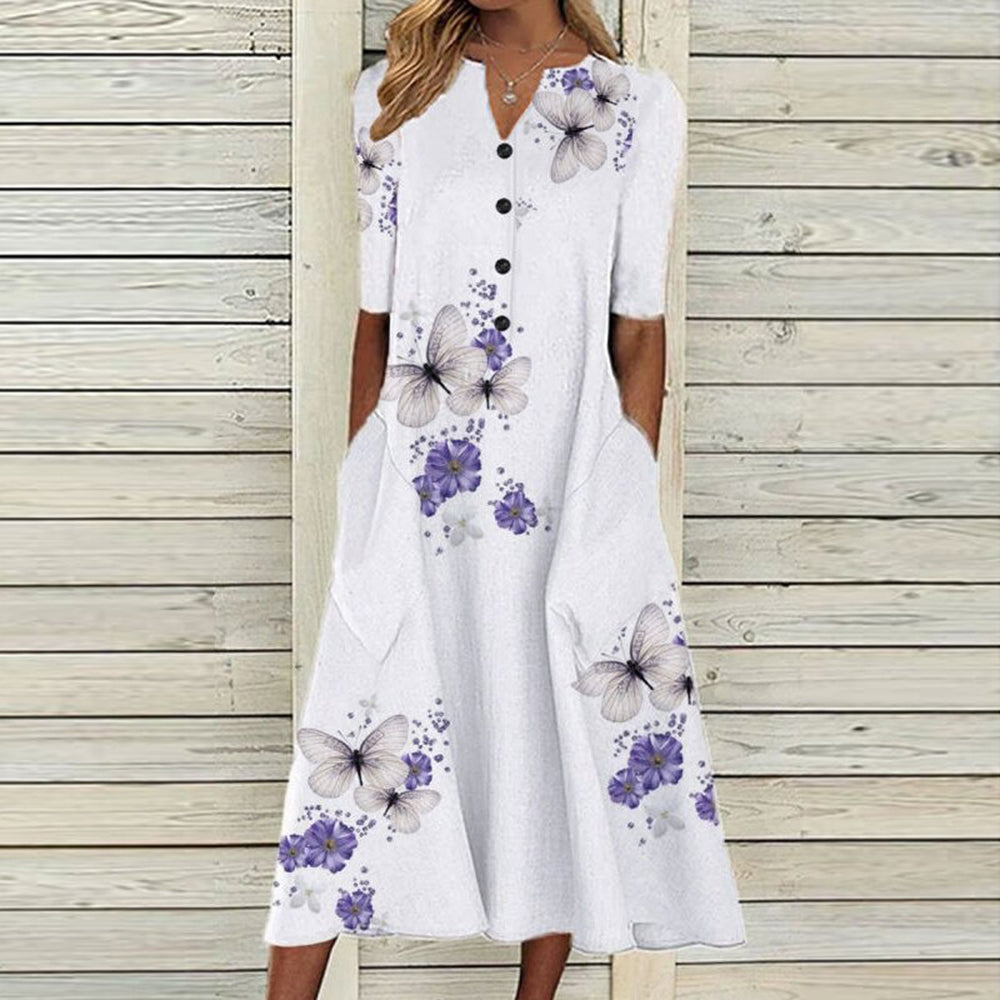 Women's Floral Summer Dress