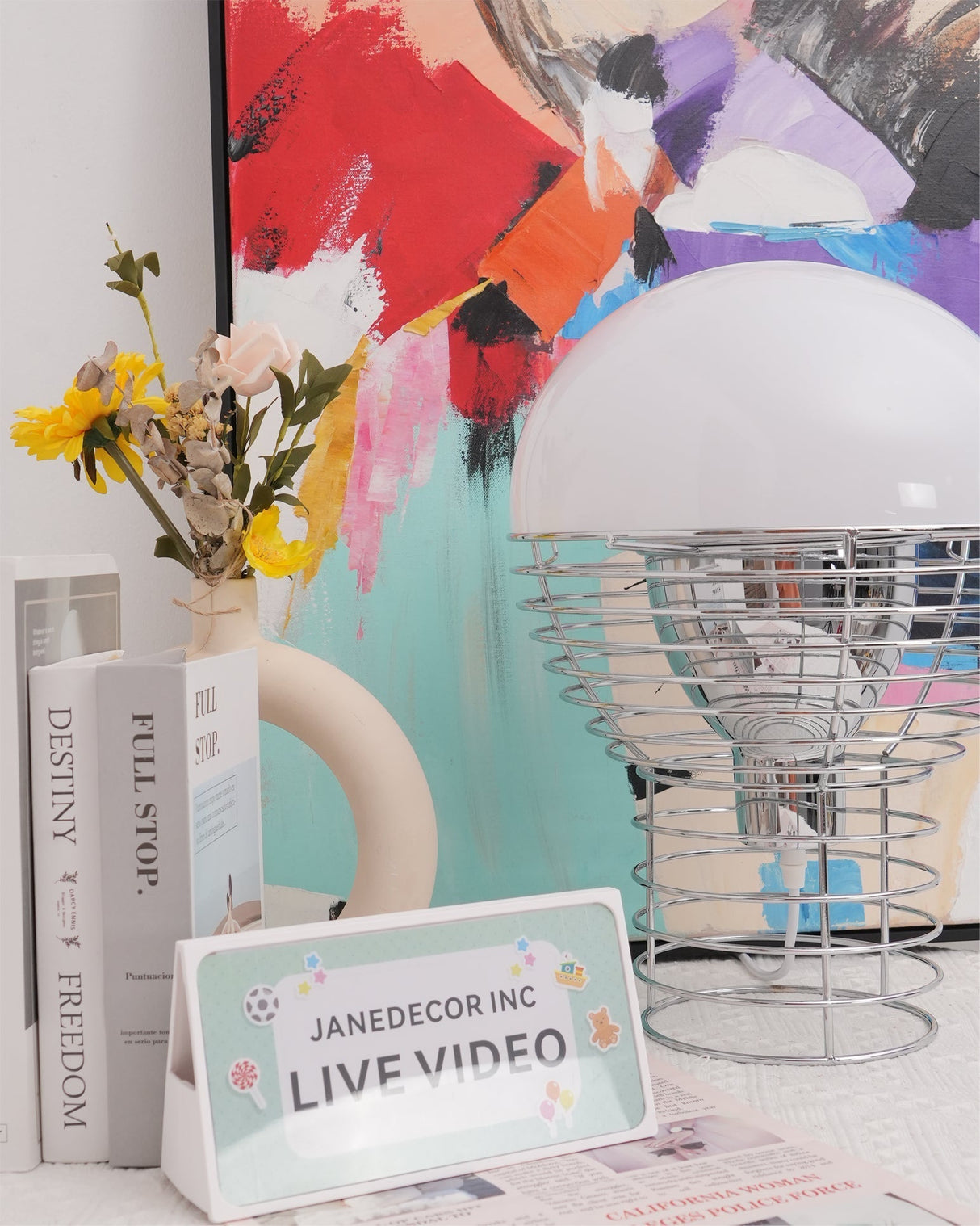 WireAura - Elegant Desk Lamp