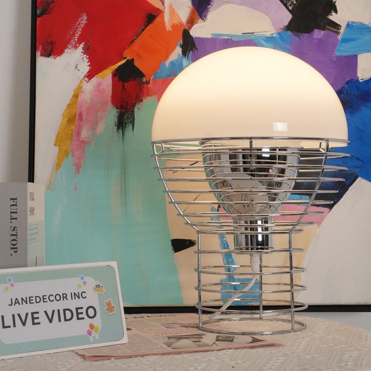 WireAura - Elegant Desk Lamp